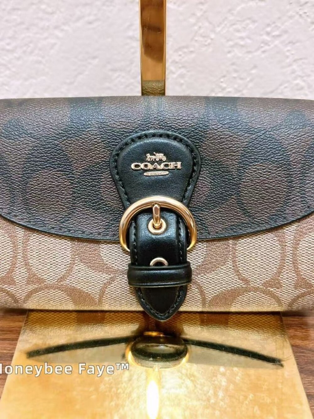 NWT Coach Kleo Wallet In Signature C6897 Khaki Brown